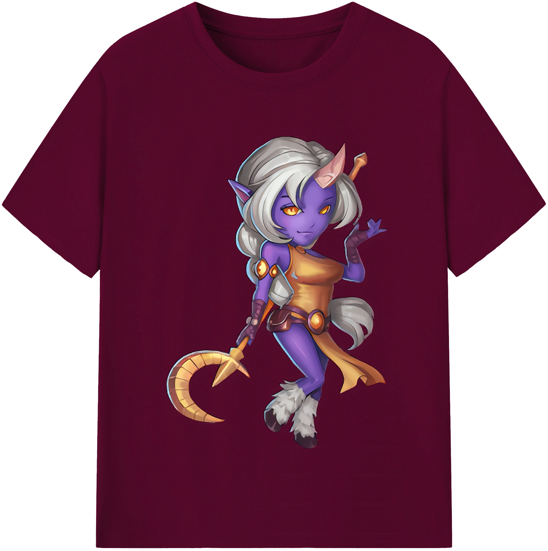 （画像用） リーグ・オブ・レジェンド League of Legends LOL レディースカジュアルプリントTシャツ（綿100％）